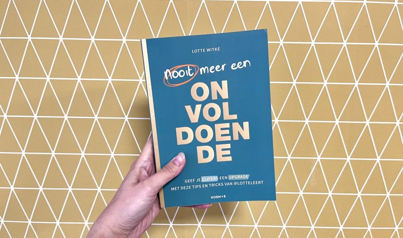 boekcover Nooit meer een onvoldoende