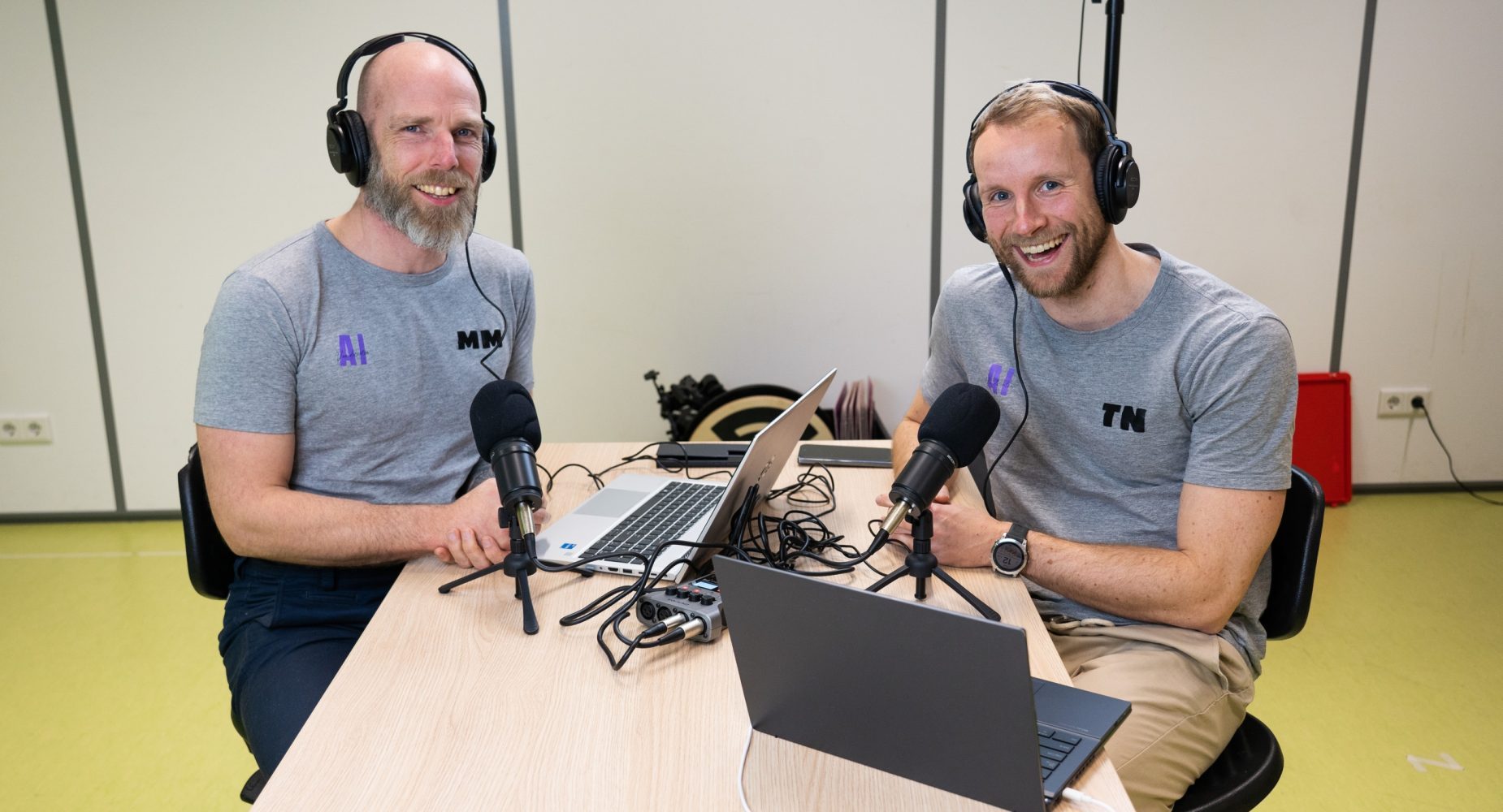 HAN-docenten Marcel Mutsaarts (l.) en Tom Naberink (r.)