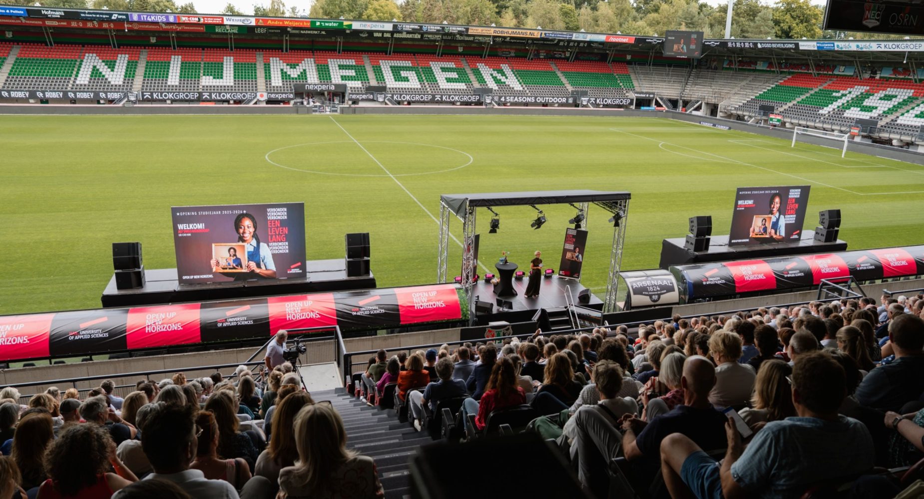 Opening HAN-studiejaar 2025-2026 bij N.E.C. in het Goffertstadion