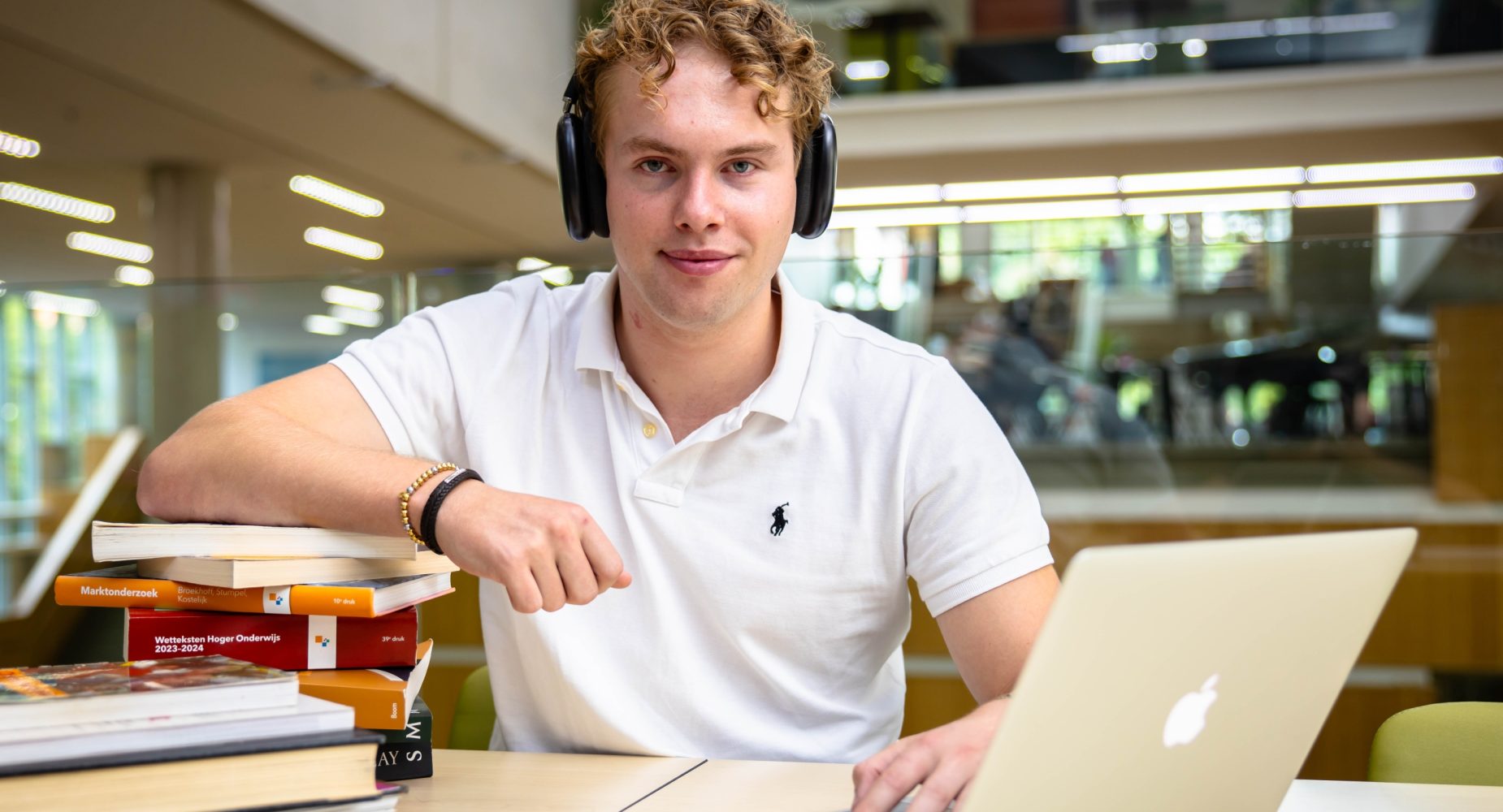 Yorben de Keijzer, student Ondernemerschap & Retailmanagement en MR-lid