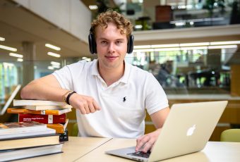 Yorben de Keijzer, student Ondernemerschap & Retailmanagement en MR-lid